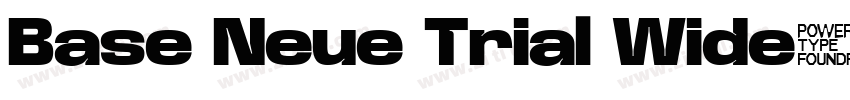 Base Neue Trial Wide字体转换